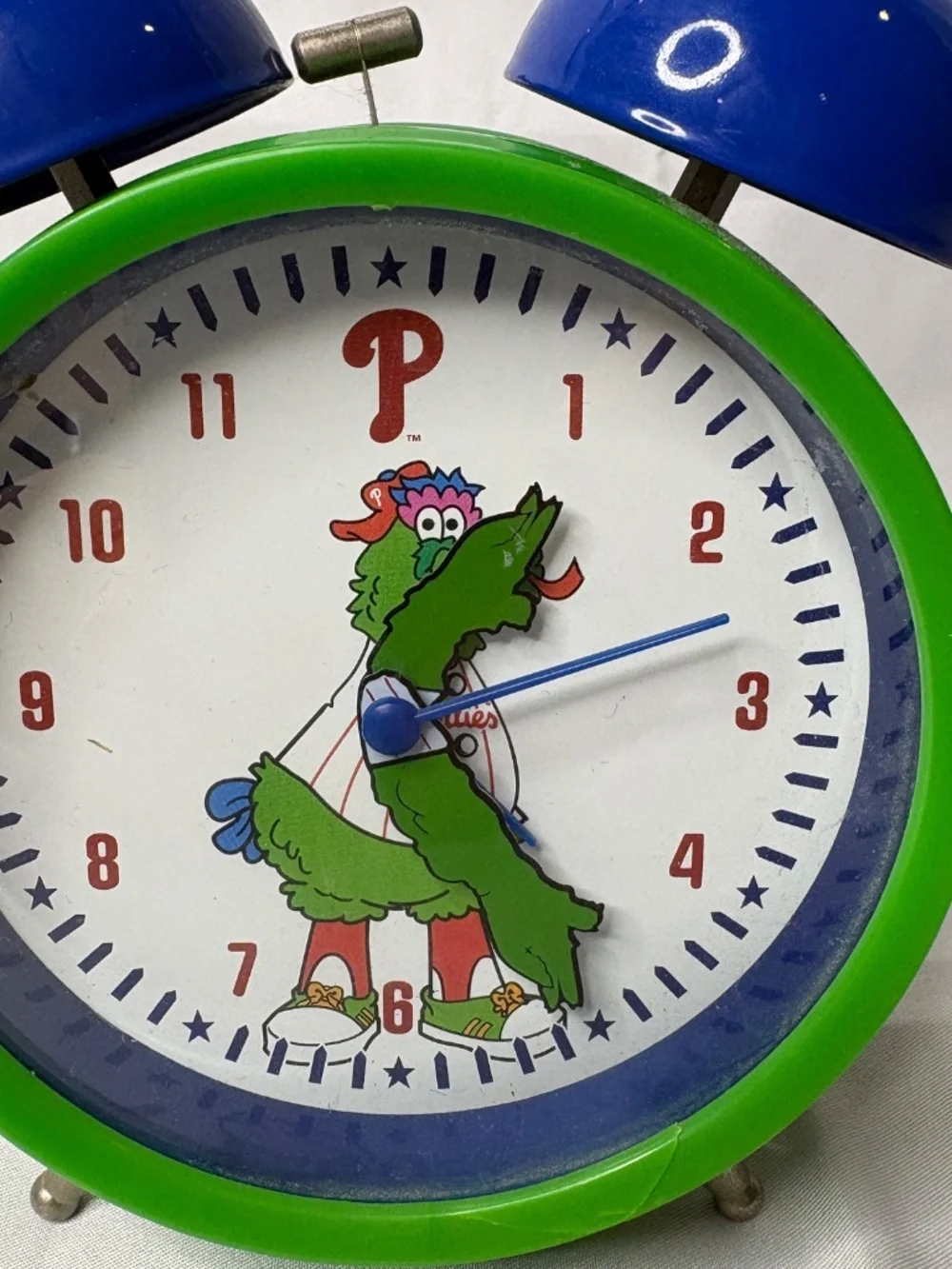 Phillies Phanatic Back to School Twin-bell Alarm Clock LE ShopRite WORKS